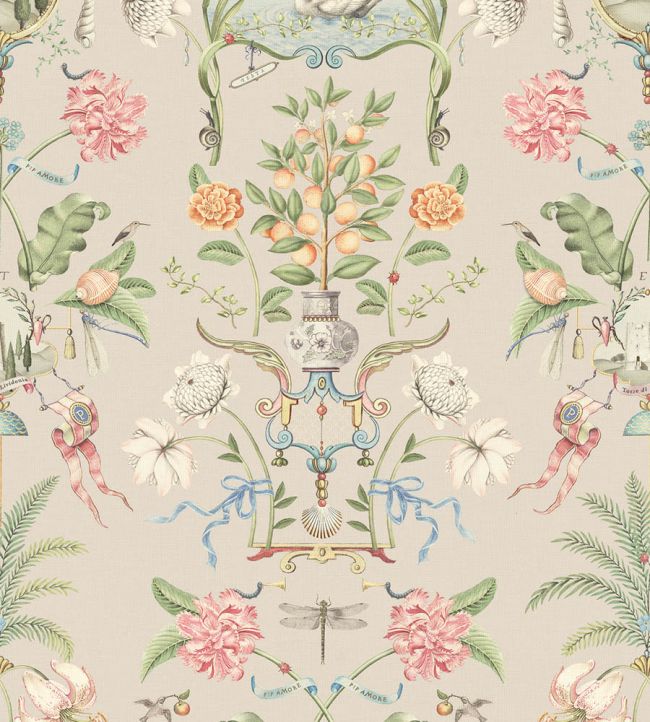 Festa di Lividonia Infinito Wallpaper by Eijffinger Mauve