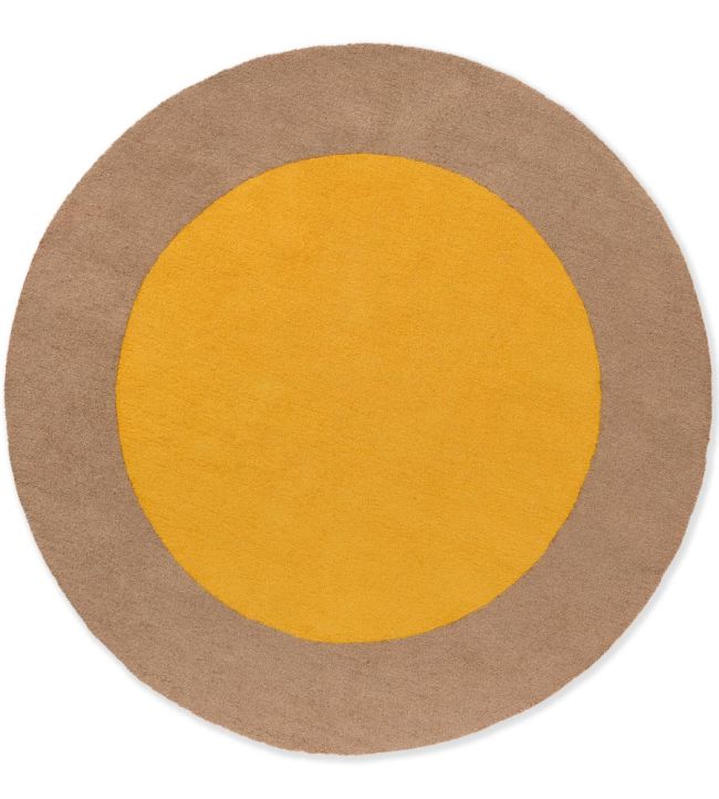 Brink & Campman Festival Round rug Yellow 496306150001 Yellow