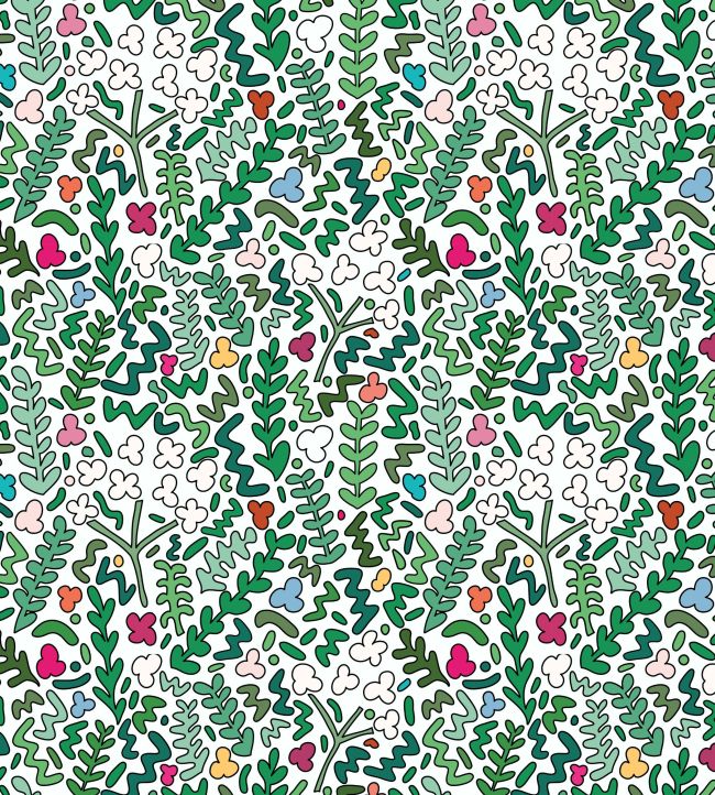 Fields of joy Wallpaper by Ottoline White
