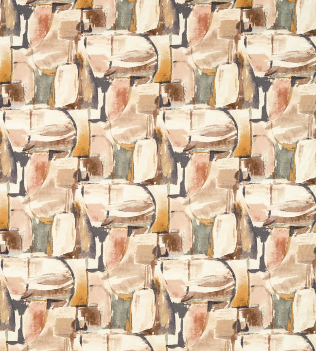 Figura Fabric by Clarke & Clarke Blush/Natural