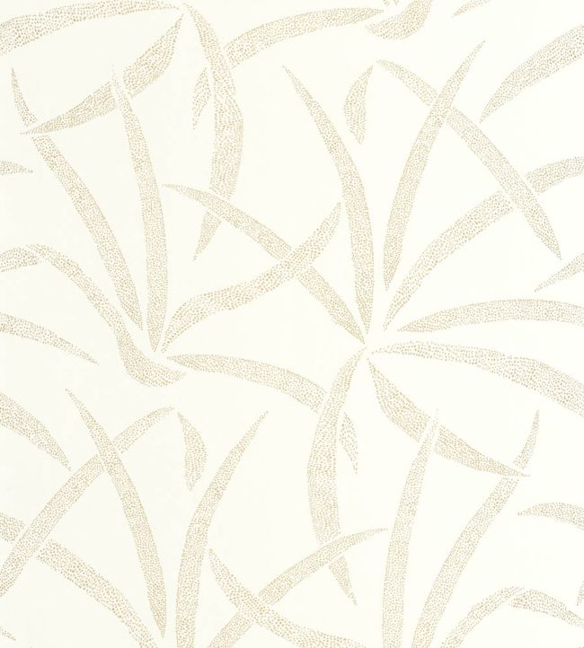 Filara Wallpaper by Caselio Blanc dore