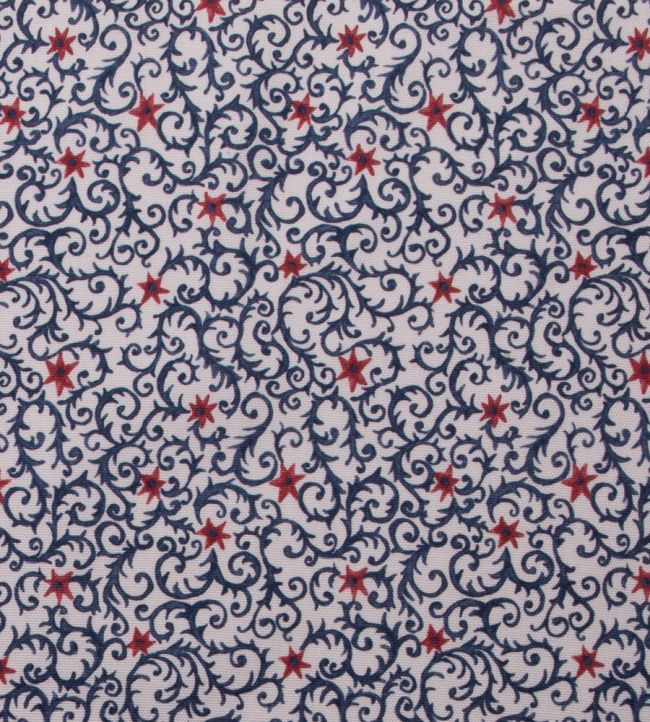 Filigree Fabric by Titley and Marr Prussian