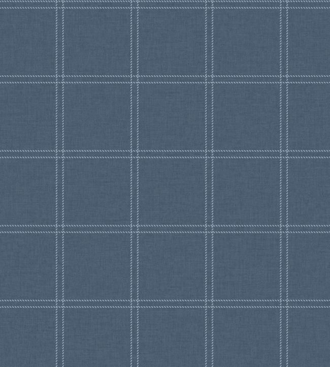 Fine Lines Wallpaper by Caselio Bleu Denim