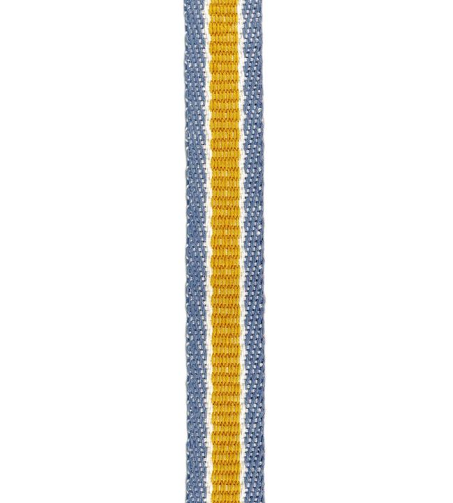 Fineline Stripe Braid Trimming by Ian Mankin Ochre/Mist