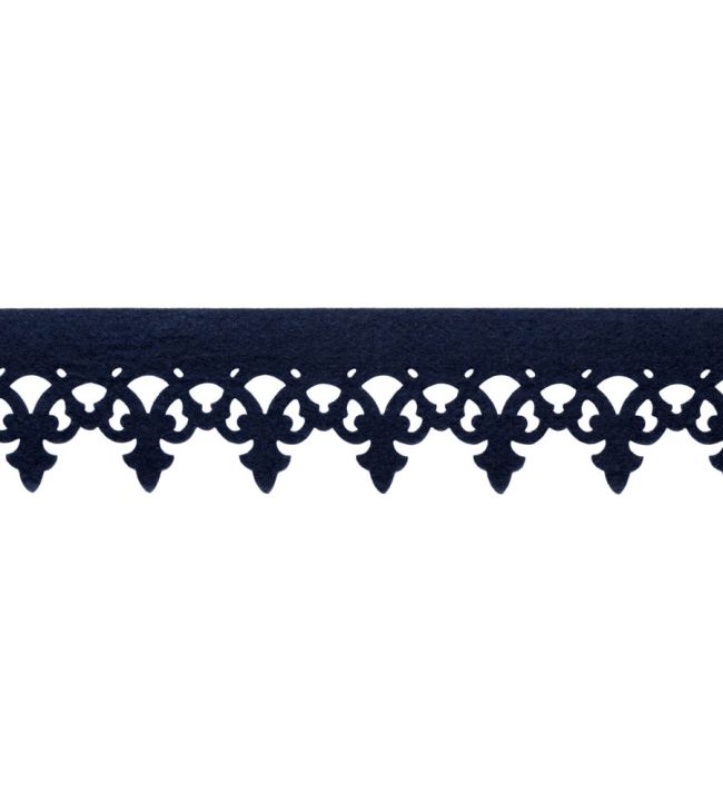 Finlay Scalloped Border Trimming by Samuel & Sons Onyx