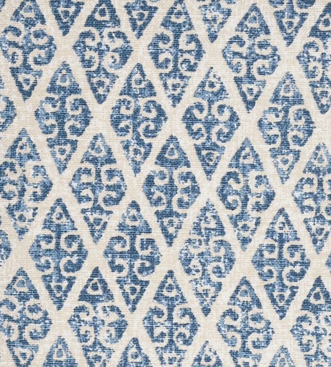 Finlo Fabric by Jane Churchill Indigo