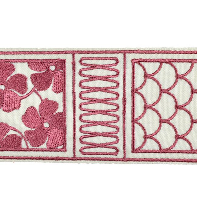 Fiorella Embroidered Braid 60mm Trimming by Houles Rubino