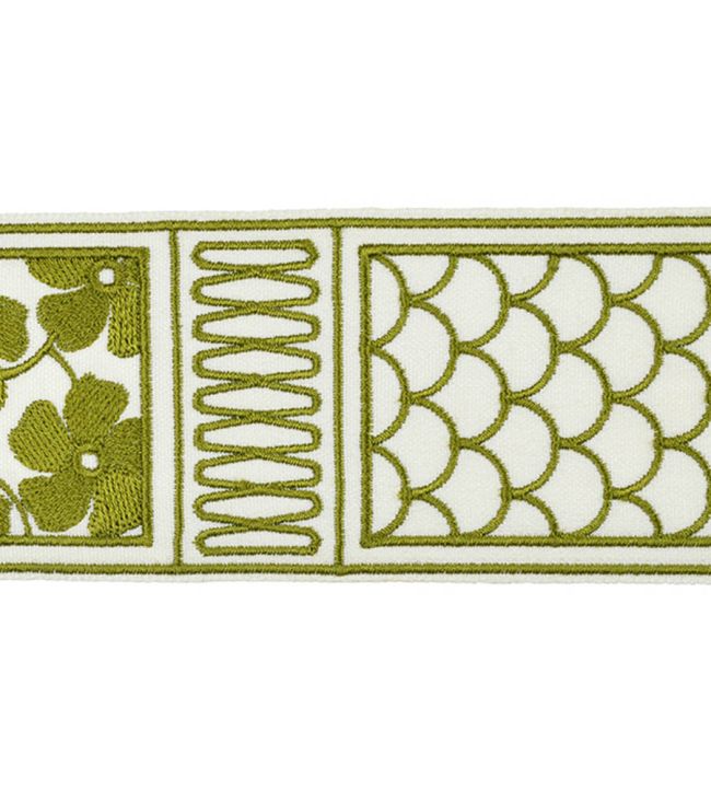Fiorella Embroidered Braid 60mm Trimming by Houles Prato