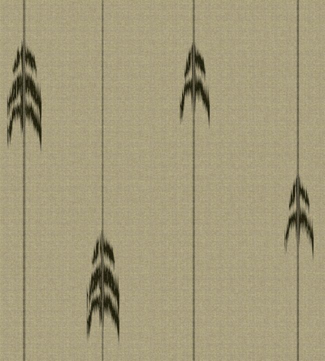 Fir Pattern Wallpaper by MINDTHEGAP Taupe/Dark Green
