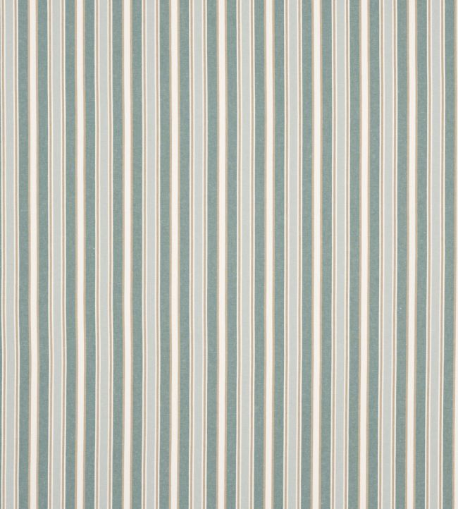 Firle Stripe Fabric by Jane Churchill Aqua