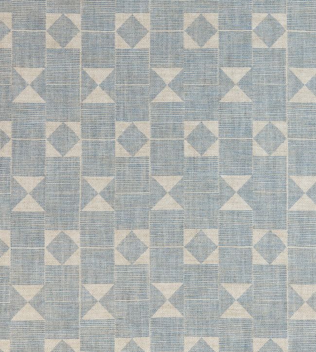 Flag Fabric by Fermoie Powder Blue