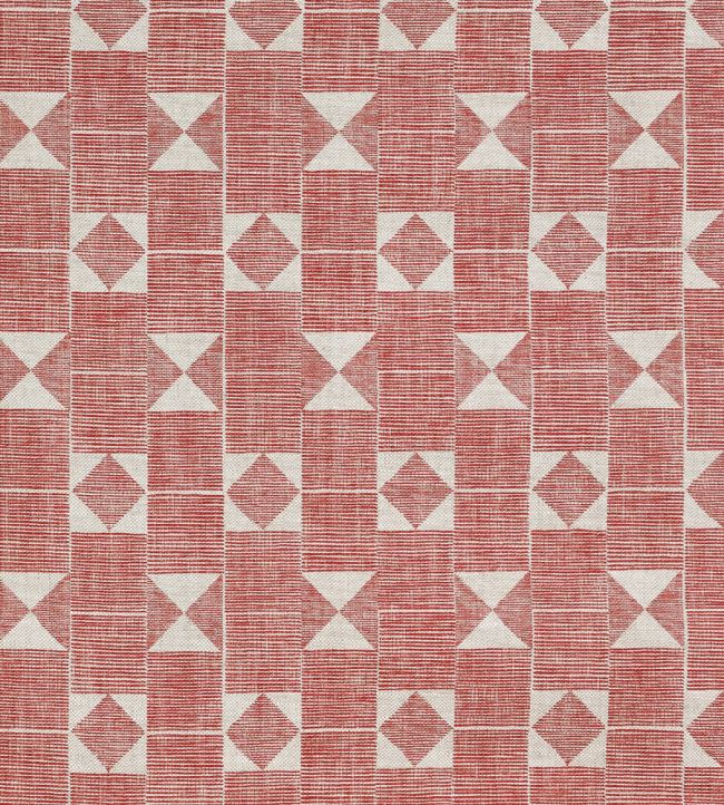 Flag Fabric by Fermoie Red