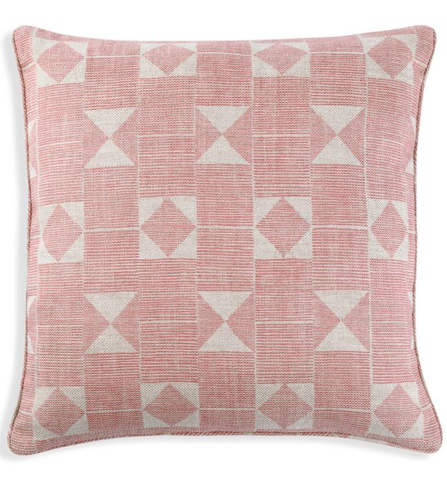 Flag Cushion 43 x 43cm by Fermoie Pink