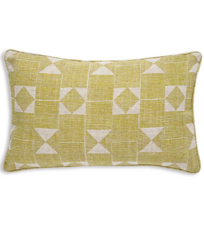 Flag Cushion 43 x 35cm by Fermoie Yellow