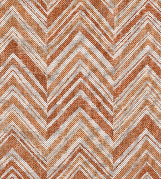 Flame Stitch Wallpaper by Fermoie Orange