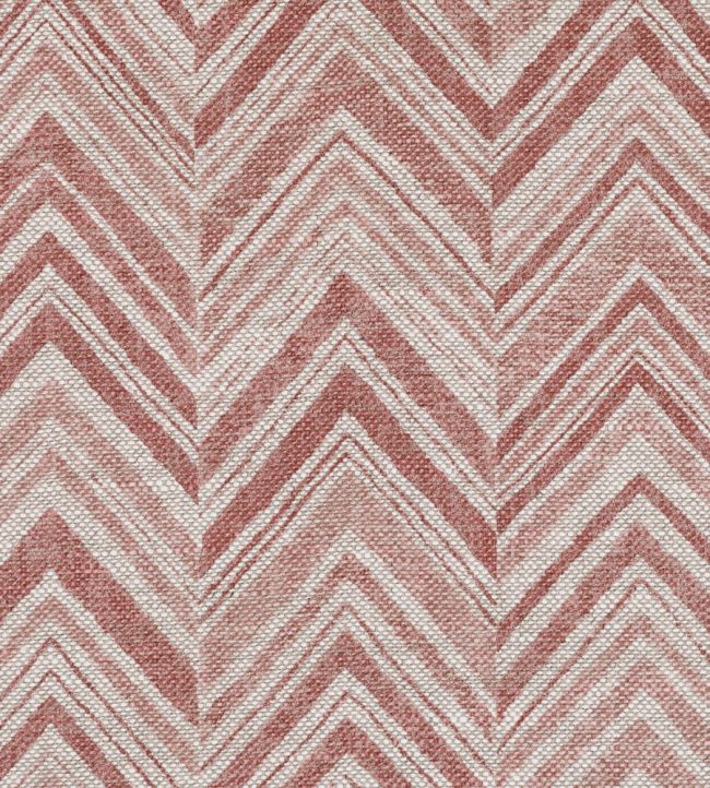 Flame Stitch Fabric by Fermoie Pink