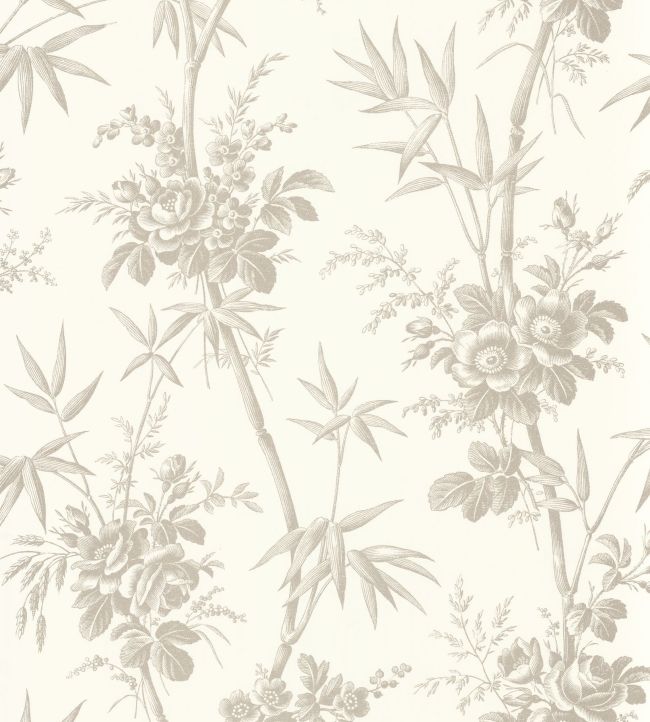 Flanerie Wallpaper by Casadeco Taupe