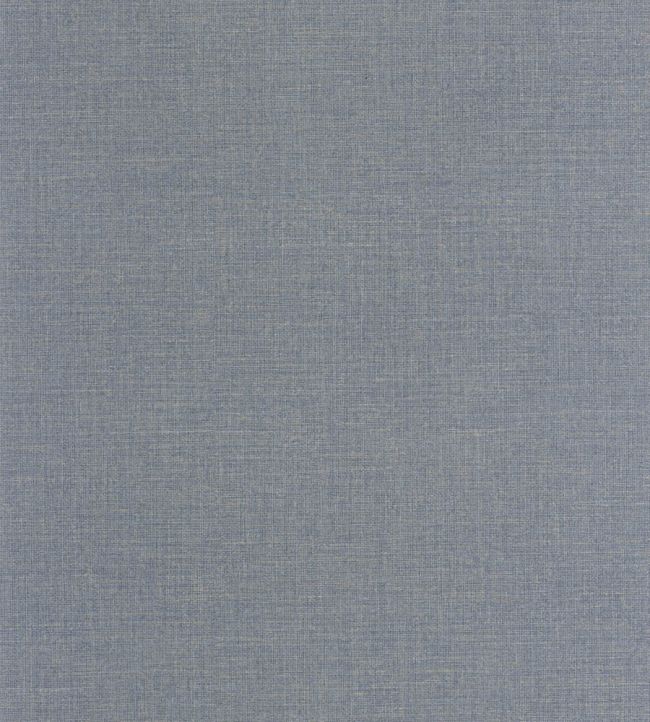 Flax Wallpaper by Casadeco Bleu denim