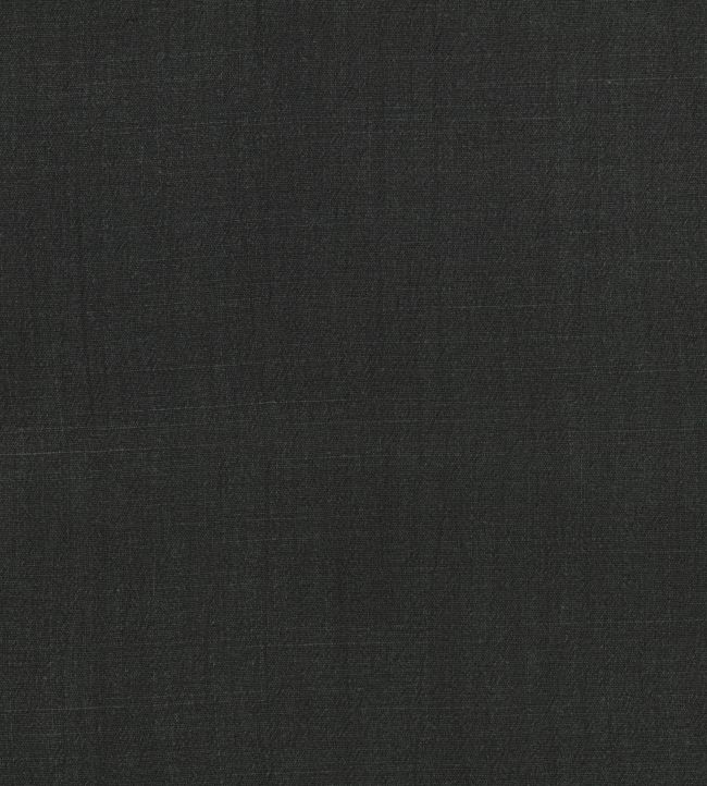 Flax Fabric by Kirkby Design Jet Black
