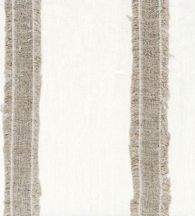 Fleur bleue Fabric by Casamance Ecru natural