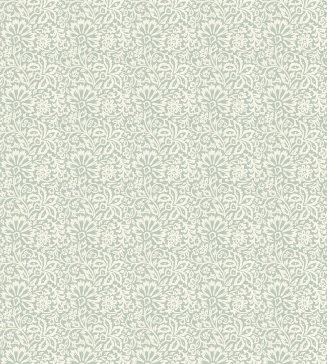Flora Wallpaper by GP & J Baker Aqua