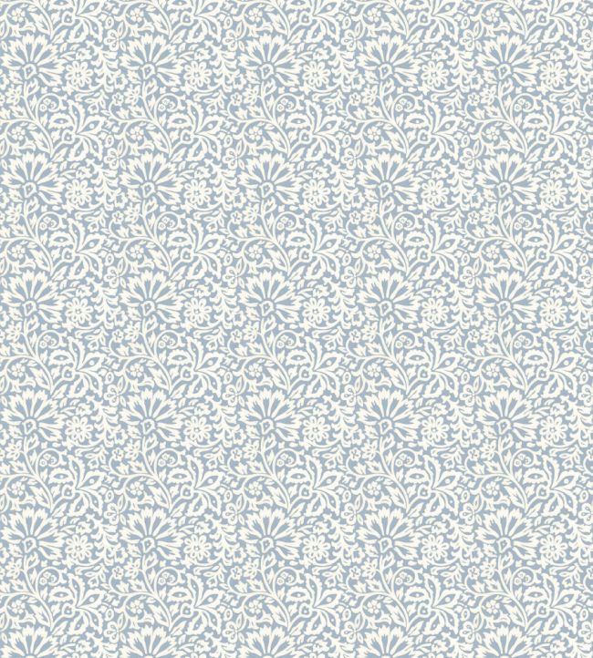 Flora Wallpaper by GP & J Baker Blue