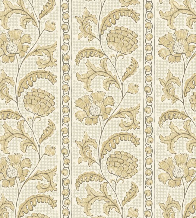 Floral Check Wallpaper by Josephine Munsey Lemon and Salt Ridge