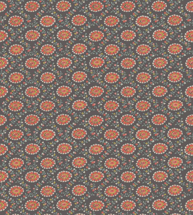 Floral Ogee Wallpaper by DADO 03 Madder