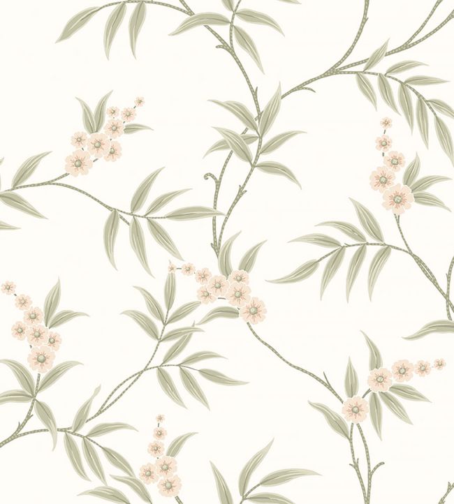 Floral Tree Wallpaper by Borastapeter Natural