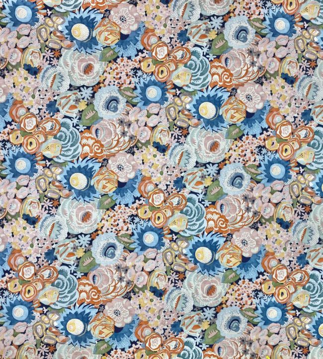Florella Linen Fabric by Ian Sanderson Charleston