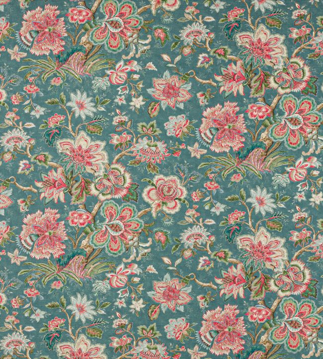 Flores Fabric by Colefax and Fowler Navy