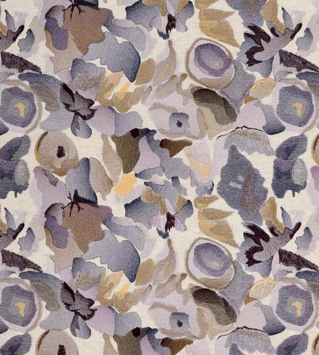 Flores Embroidery Fabric by Harlequin Cassia/Heather/Julip