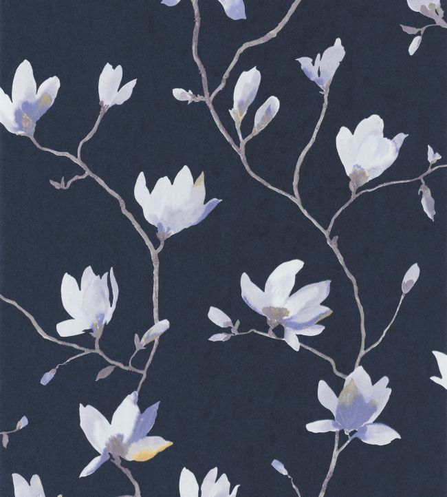 Florescence Suzhou Wallpaper by Casadeco Bleu