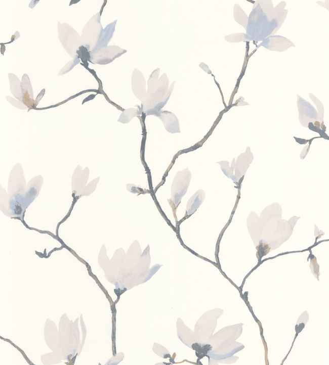 Florescence Suzhou Wallpaper by Casadeco Gris Bleute