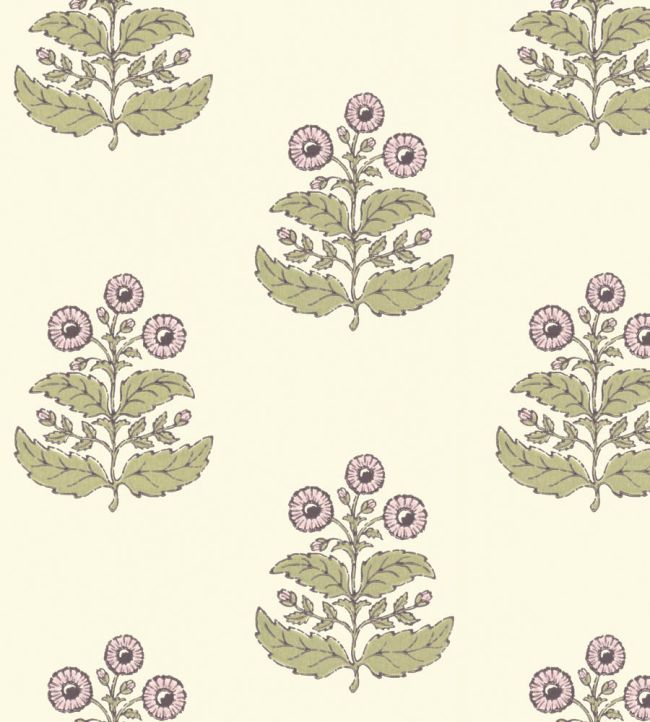 Floret Wallpaper by Langelid Von Bromssen Lilac