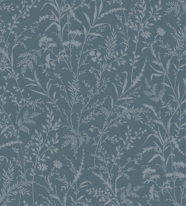 Florian Wallpaper by Borastapeter Navy