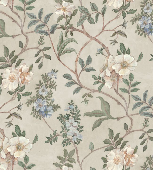 Flory Wallpaper by Josephine Munsey Green
