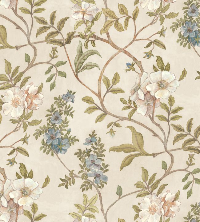 Flory Wallpaper by Josephine Munsey Olive