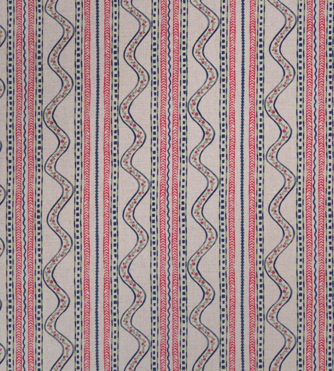 Flow Fabric by Andrew Martin Pink