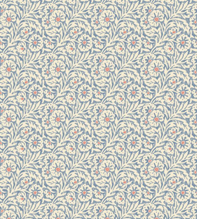 Flower Patch Wallpaper by GP & J Baker Blue
