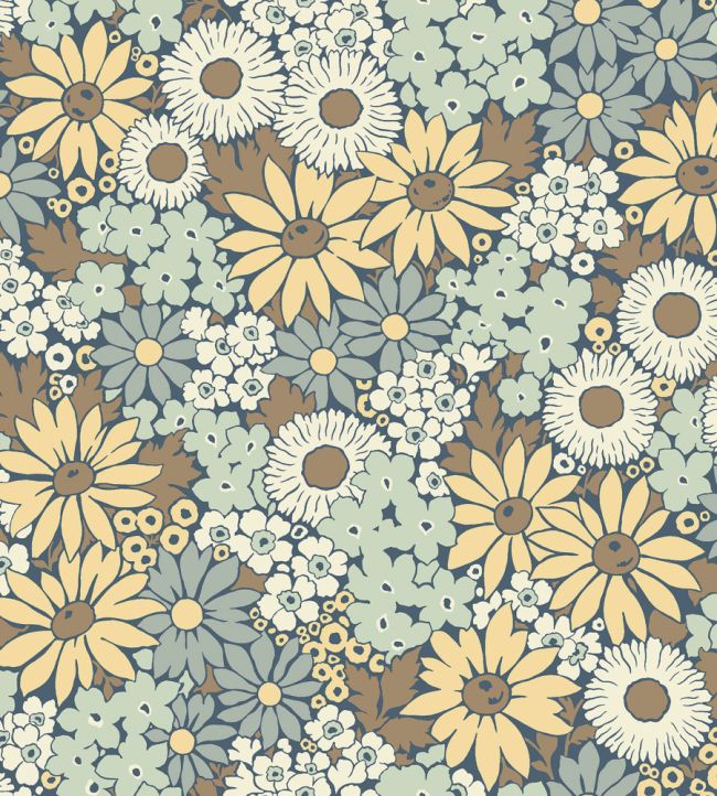 Flower Power Wallpaper by Borastapeter Bloom