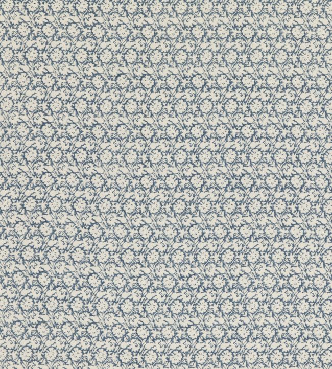 Flower Press Fabric by Baker Lifestyle Indigo