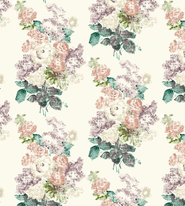 Flower Room Fabric by Madeaux 02 Madder
