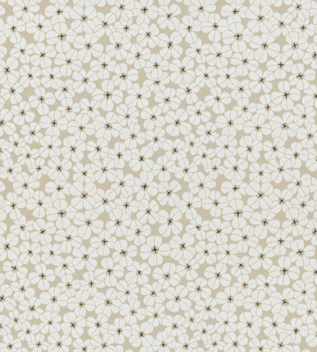 Flower Shower Wallpaper by Langelid Von Bromssen Chalk White