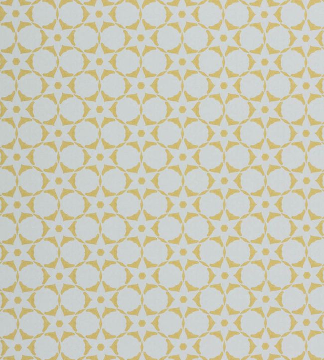 Flower Stencil Wallpaper by Vanderhurd Saffron