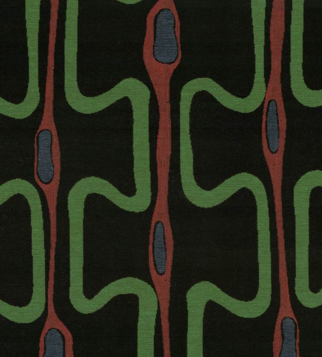 Fluente Fabric by MINDTHEGAP Black/Green