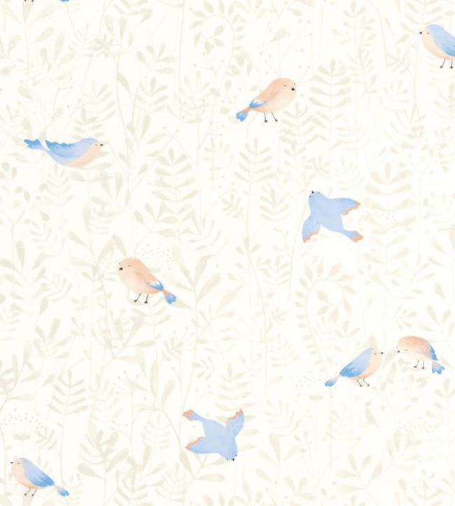 Flying Bird Wallpaper by Casadeco Bleu Ciel