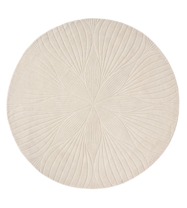 Wedgwood Folia Round rug Stone 38301-150 Stone