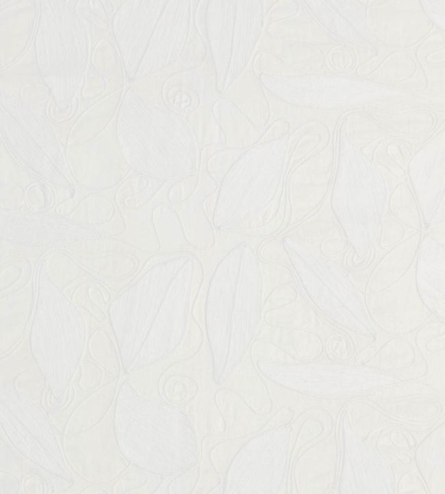 Foliage Fabric by Christopher Farr Cloth Ecru