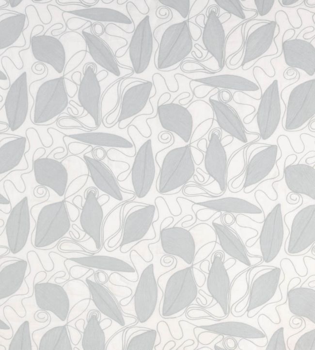 Foliage Fabric by Christopher Farr Cloth Pale Blue